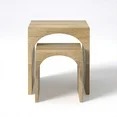 Relso Arch Duo Mango Wood Nesting Tables #UIC#6809