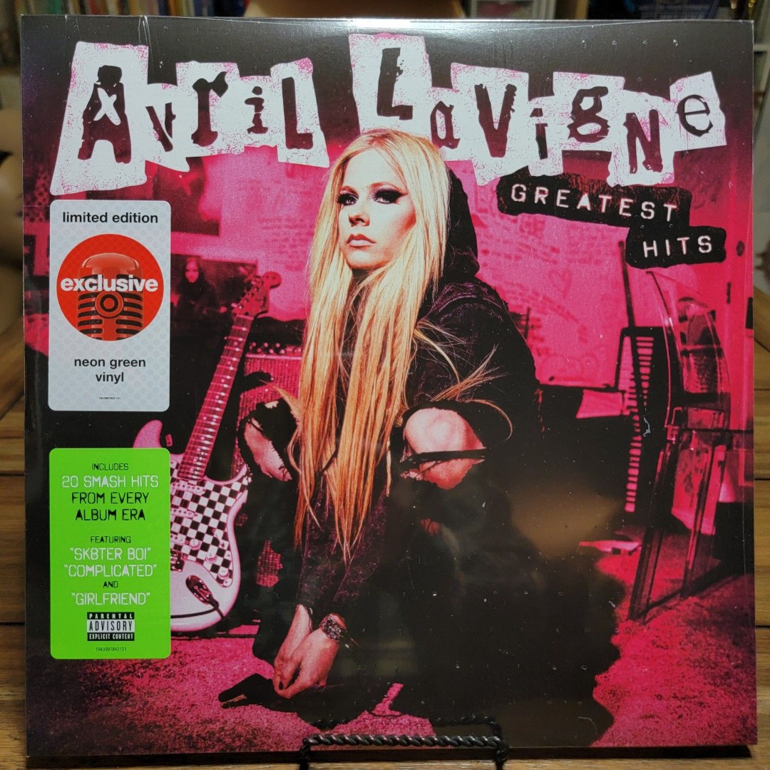 VINYL Avril Lavigne: Greatest Hits - 2 Neon Green LP SEALED