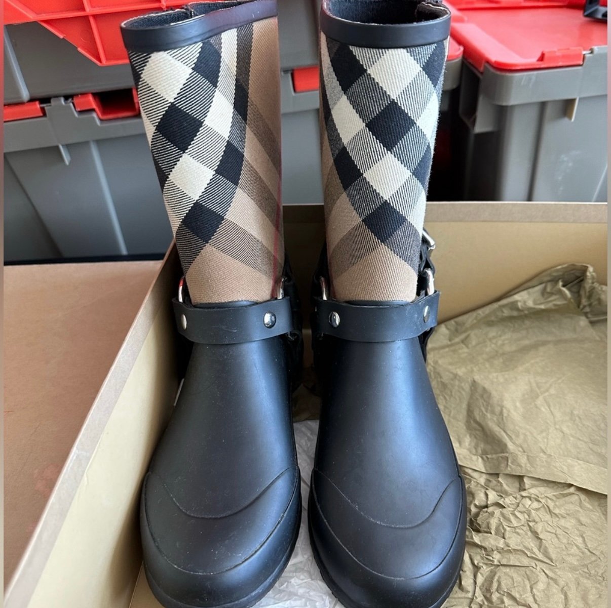 BURBERRY RAIN BOOTS