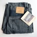 Australian Outback Jeans New Sz 32x34 Black Leather Trim Button Western Cowboy