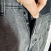 Australian Outback Jeans New Sz 32x34 Black Leather Trim Button Western Cowboy