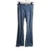Women's Free People High Waisted Flare Pull on Exposed Seam Stretch Pants SZ 27