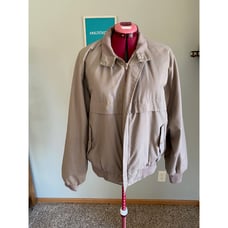 Vintage utility Jacket short sleeve 1970s mens tan
