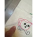 Vintage Embroidered Tea Towel With Animated Teapot & Cup Design