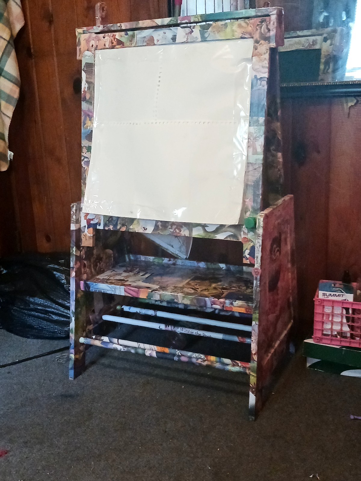 Easle/ dry erase board/ and challenge board
