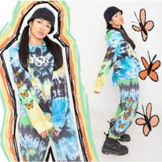 By Samii Ryan Growth Comes From Within Tie Dye Hoodie Size Large