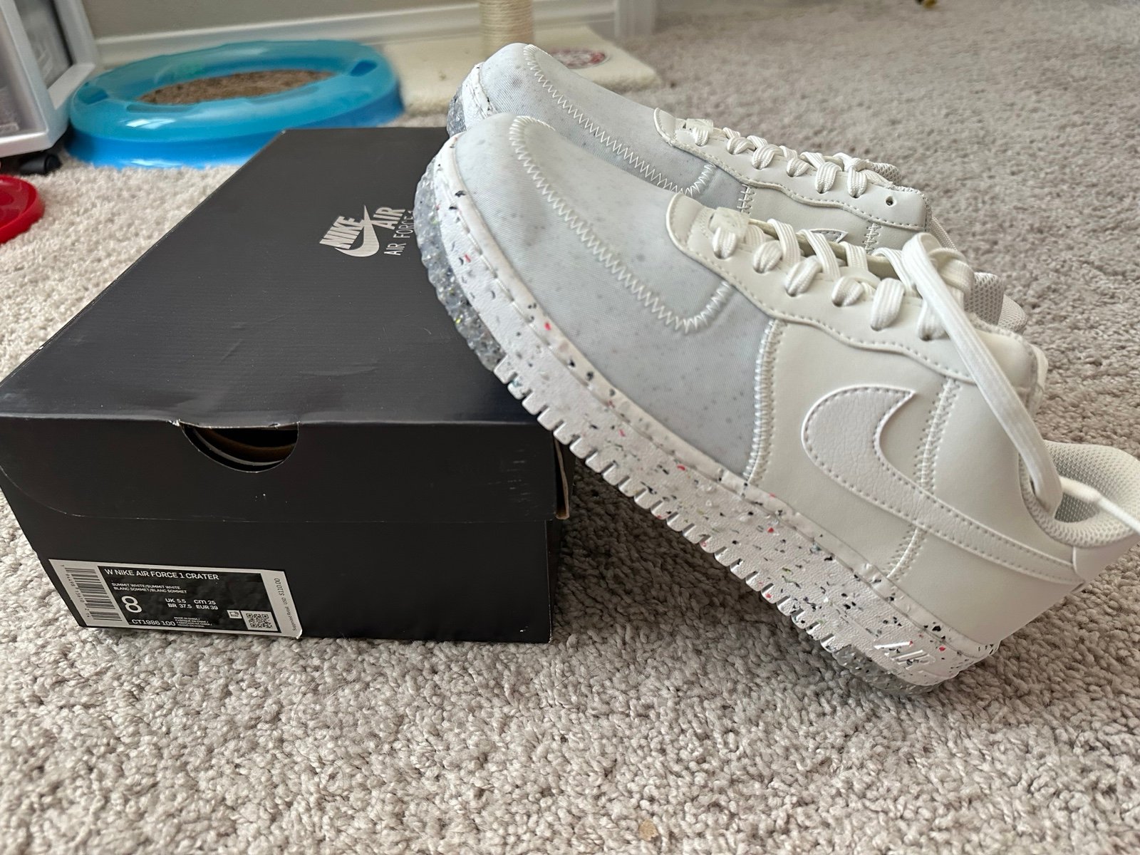 Nike women Air Force 1 crater