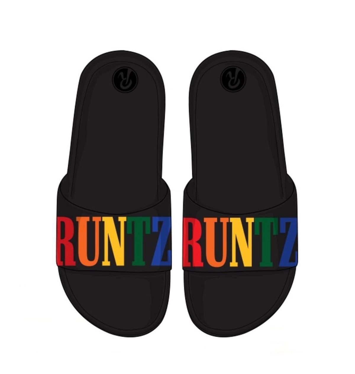 RUNTZ SLIDES (80109-BLK) size 6