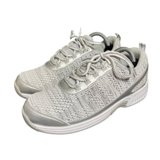 Orthofeet Sandy Bio-Fit Silver/Write Mesh Athletic Sneakers Womens 11 Wide