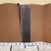 BROWN LEATHER BIBLE COVER PROTECTOR WITH BOOKMARK AND WRAP AROUND STEAP