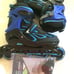 Zpm sports inline roller skates Size L Young Kids 4Y-7Y Adjustable Blue / Black.
