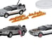 Tomy mystery 1:64 Back to the future set of 3