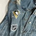 One of a Kind Rare - Penguins Brian Dumoulin Girlfriend Denim Jacket - Pre-Owned