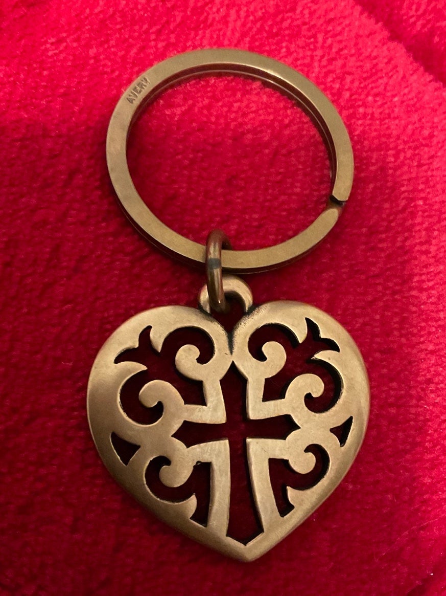 James avery heart key ring deals
