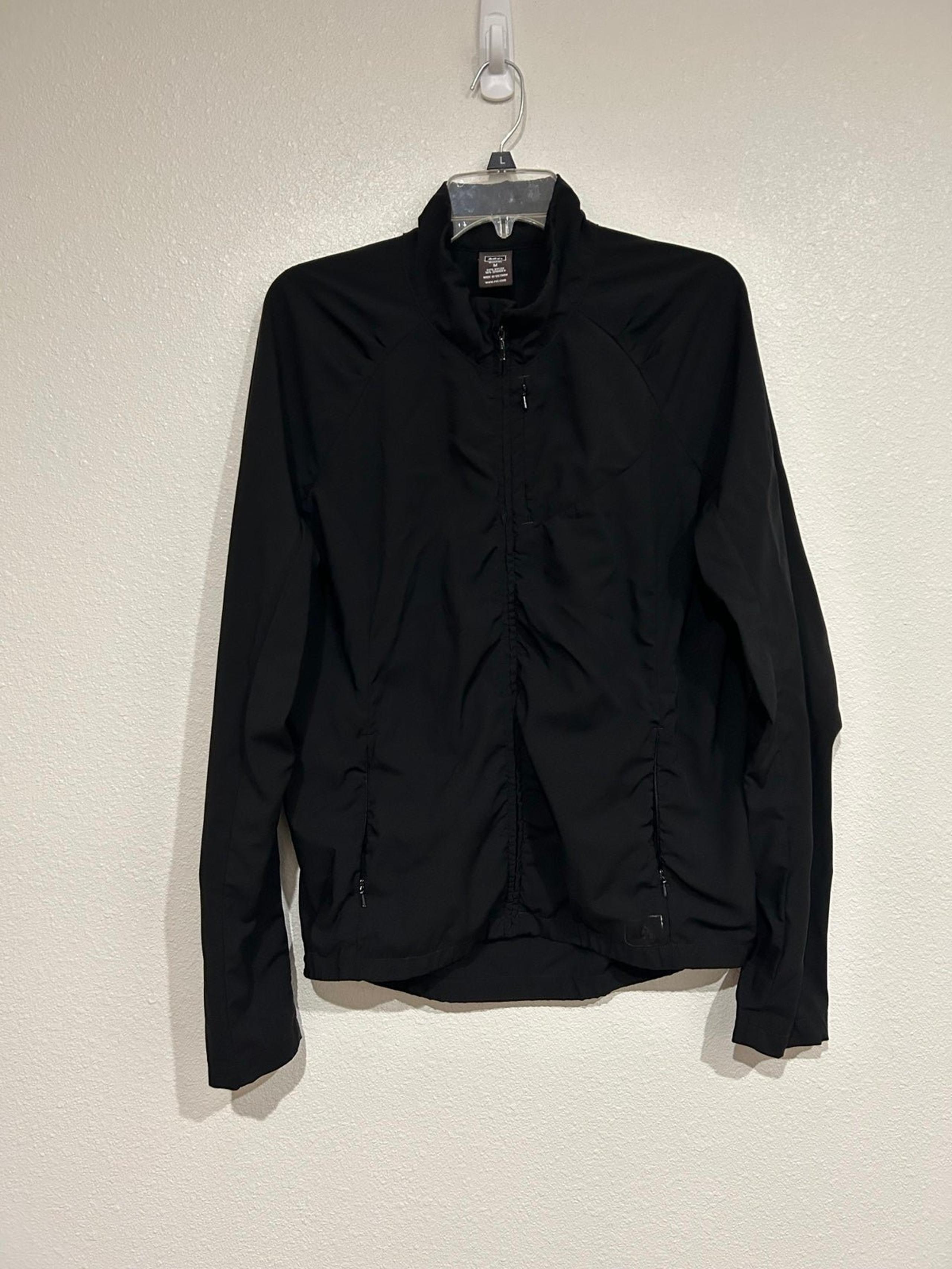 REI Sport Tek Women Black Track Jacket SZ Medium