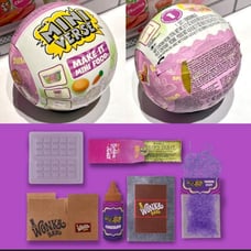 MGA Miniverse Make It Mini Easter Spring Series Willy Wonka Bars Golden Ticket