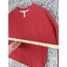 FABLETICS Cropped Pullover Sweatshirt Womens SZ S Heather Brick Red Long Sleeve
