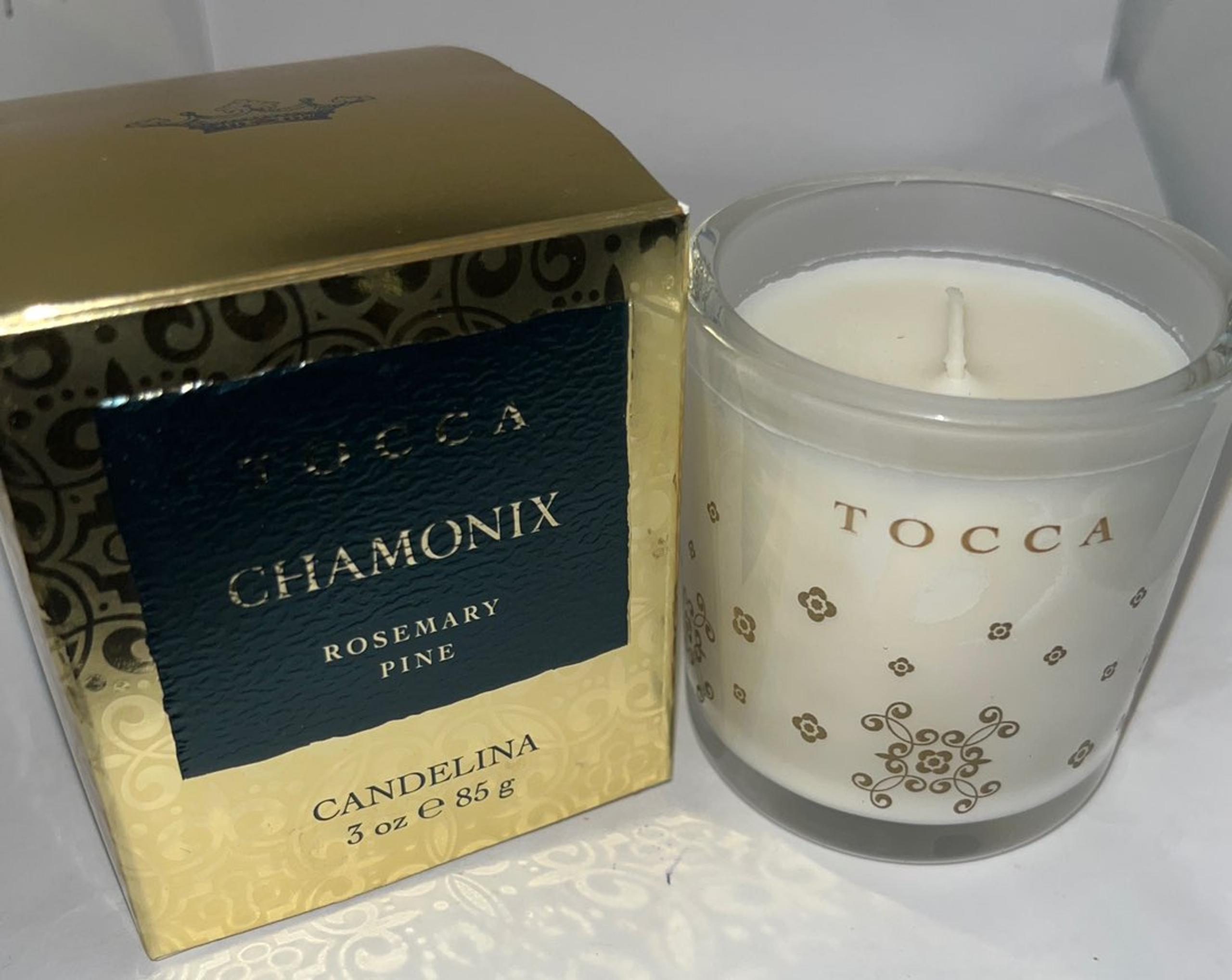Tocca  Chamonix Rosemary Pine Candle, 3 oz New in Box