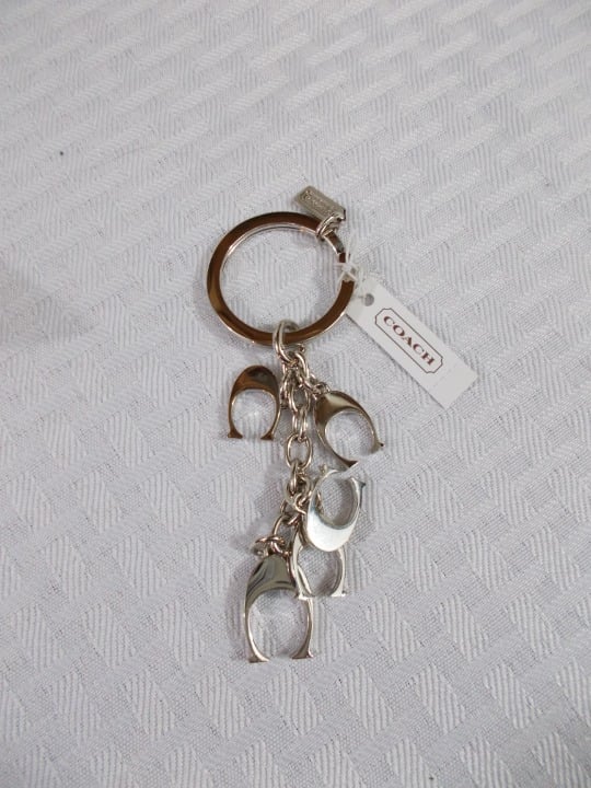 Coach Signature C Silver Multi Key Fob