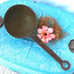 Handmade Copper Ladle with Forged Metal Handle Primitive Antique