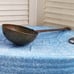 Handmade Copper Ladle with Forged Metal Handle Primitive Antique