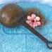 Handmade Copper Ladle with Forged Metal Handle Primitive Antique