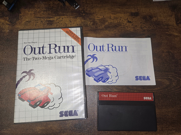 Authentic CIB Out Run Sega Master System -PAL Region-