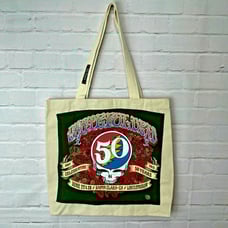 Upcycled Grateful Dead Tote Bag 2-Sided