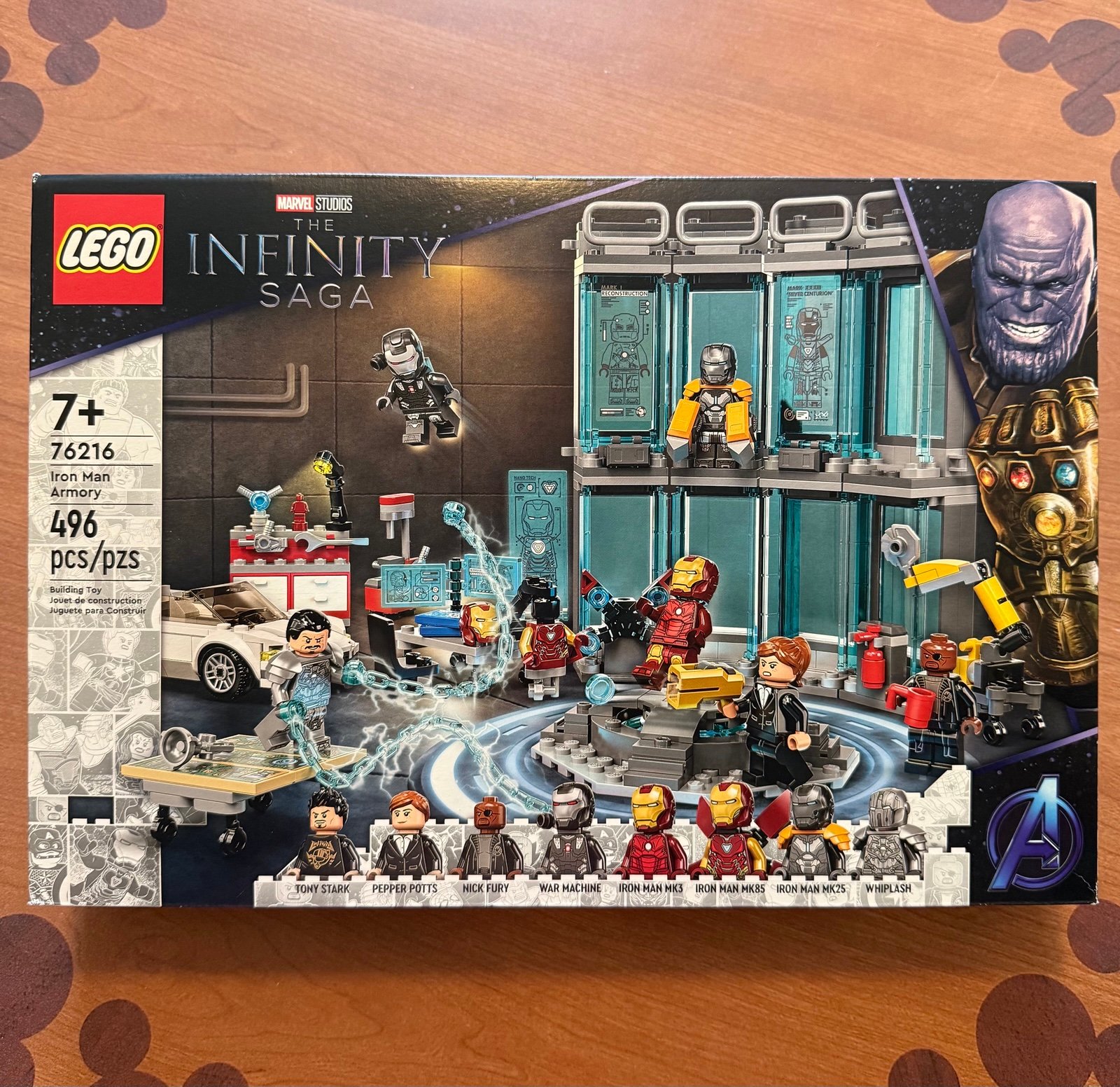 LEGO 76216 Marvel Avengers The Infinity Saga Iron Man Armory Set Sealed