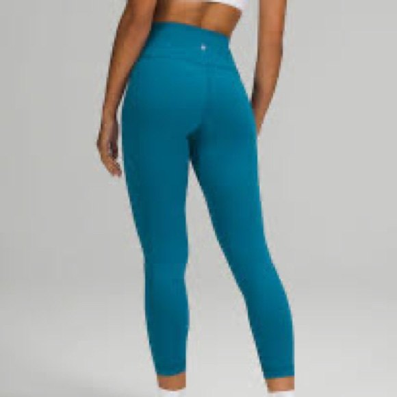 Lululemon Teal High Rise Wunder Under, size 8