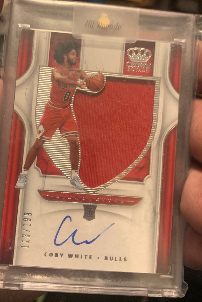 Coby White Crown Royal Patch/Autographed