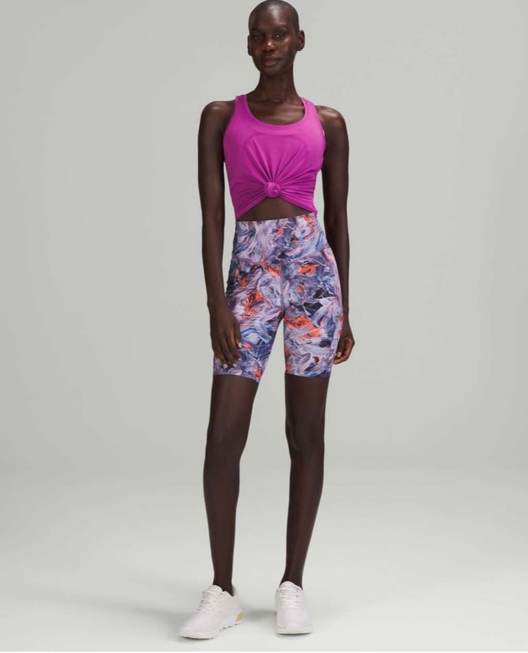 Lululemon Base Pace High-Rise Short 8 Atmospheric Purple Multi size 4