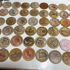 63 wooden nickels
