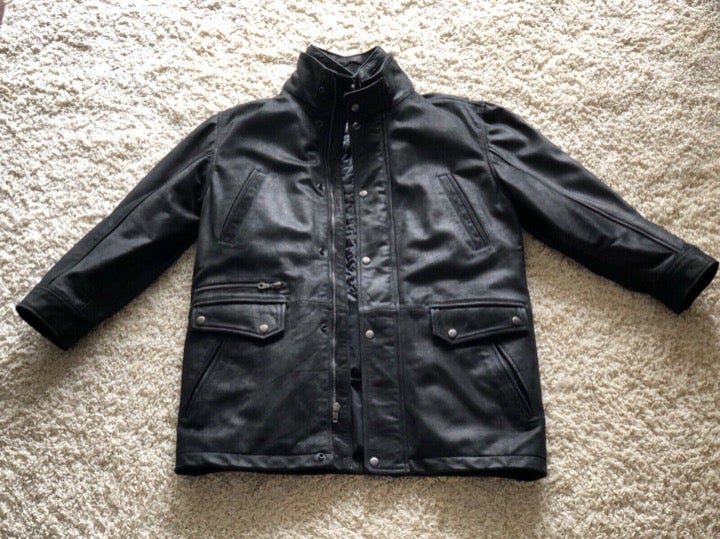Alberto Zimni Designer Leather Jacket for Men (M - Medium)