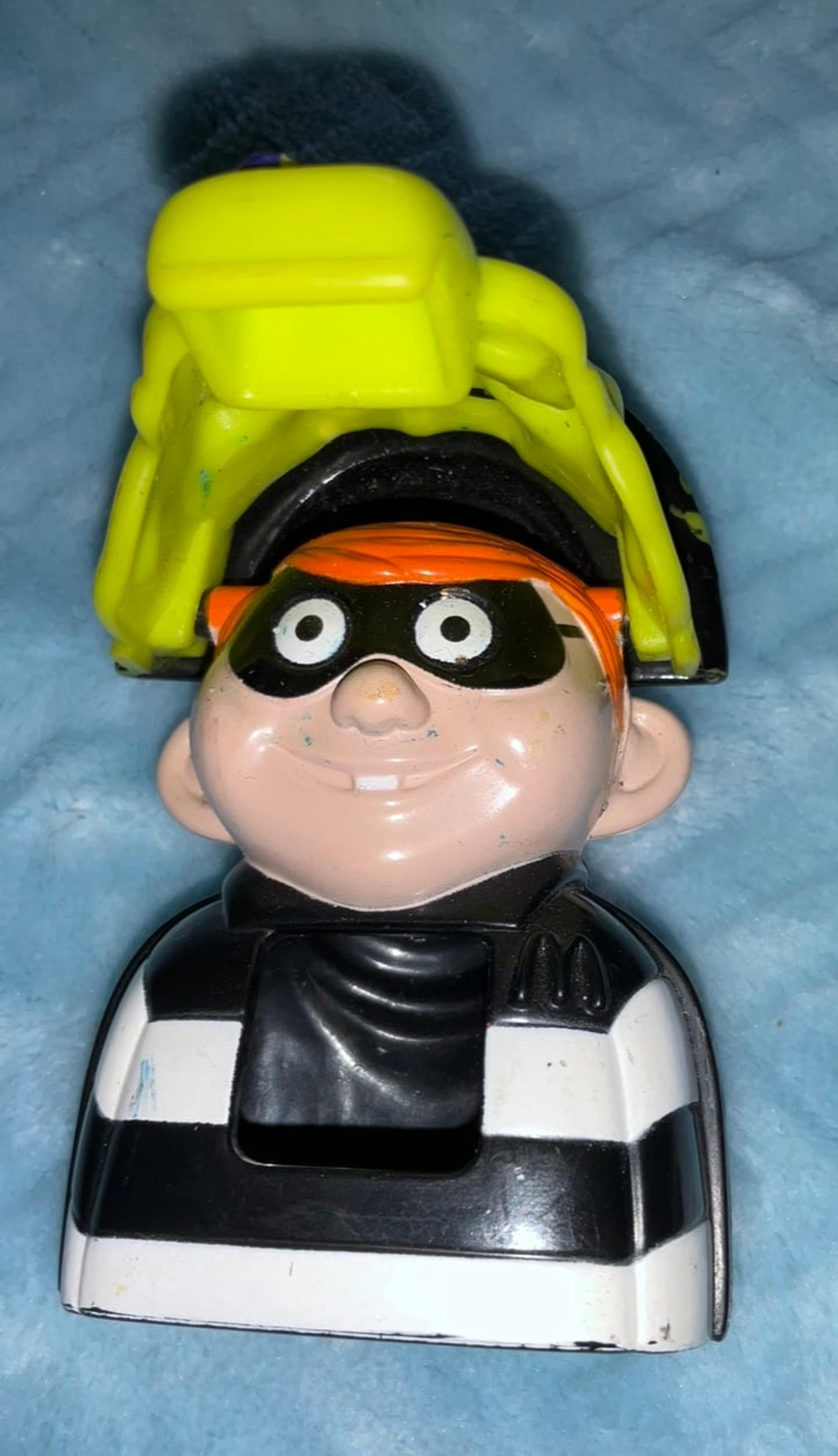 Vintage Halloween McDonald's Toy figure I AM HUNGRY happy kids meal HAMBURGLAR