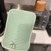 Ribbed Soft Silicone Pot Holder Set, Pistachio 7 x9