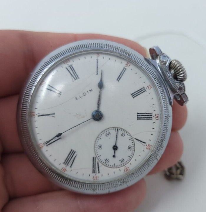 Pocket Watch Elgin National Watch Company Model 4 Size 18s 1910