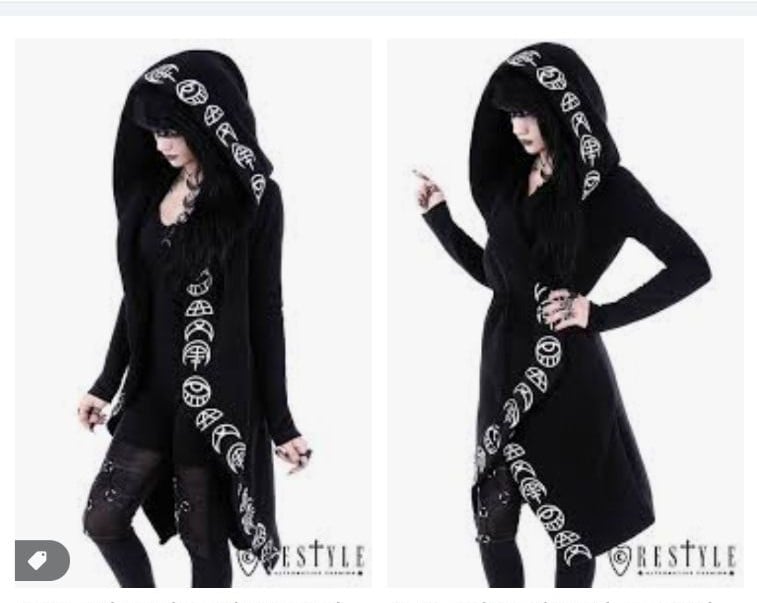 Restyle all seeing moon hoodie