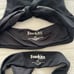 Frankie's Bikini's Black Ribbed 2 Piece Bikini Set S
