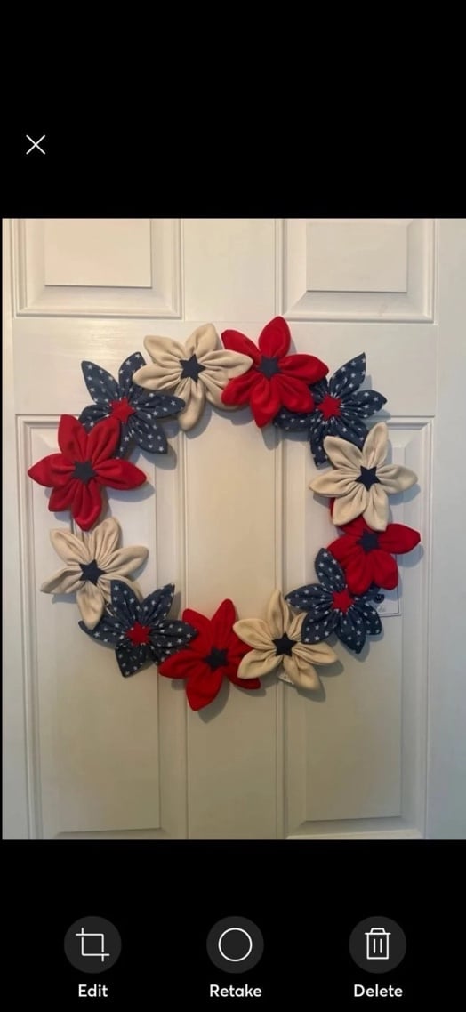 Martha Stewart Patriotic/4th Of July Wreath