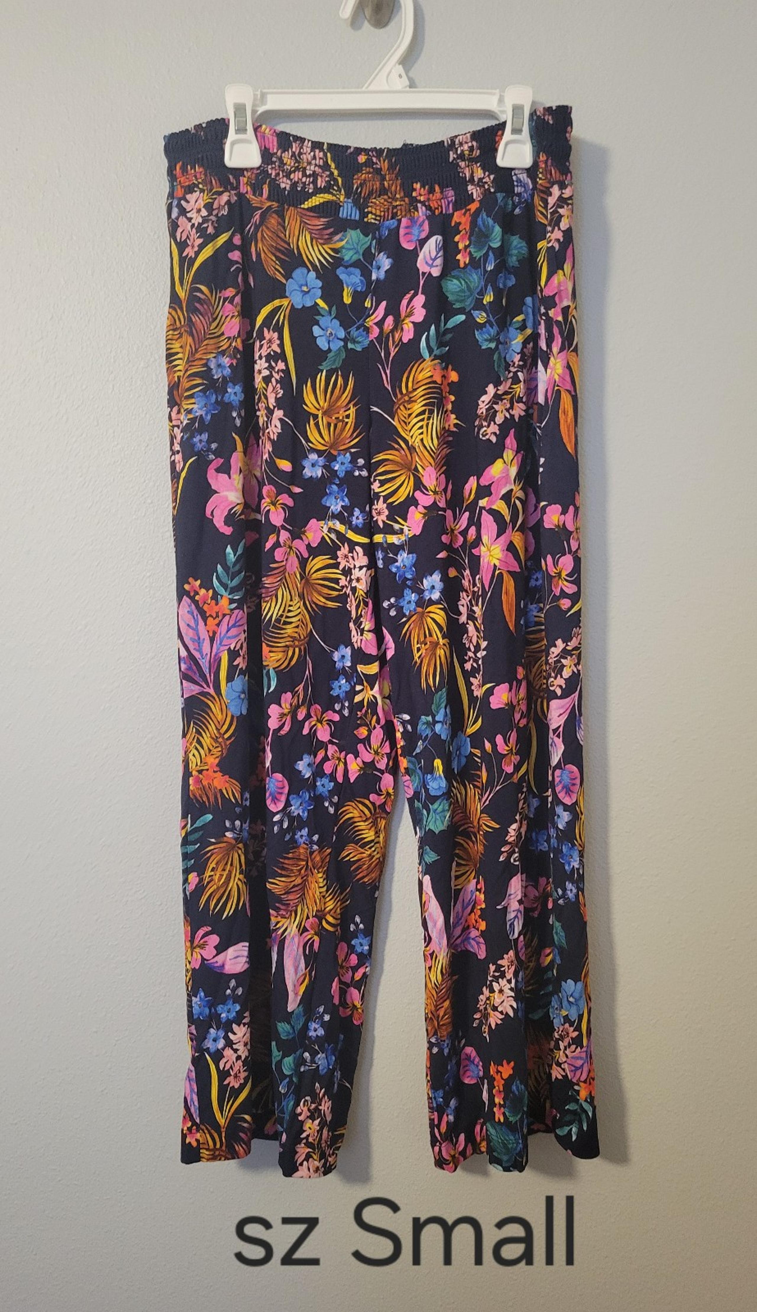NWT Sz Small Women's Soma Cool Nights Wide Leg Crop pant