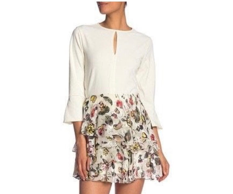 Grey by Jason Wu mini silk skirt