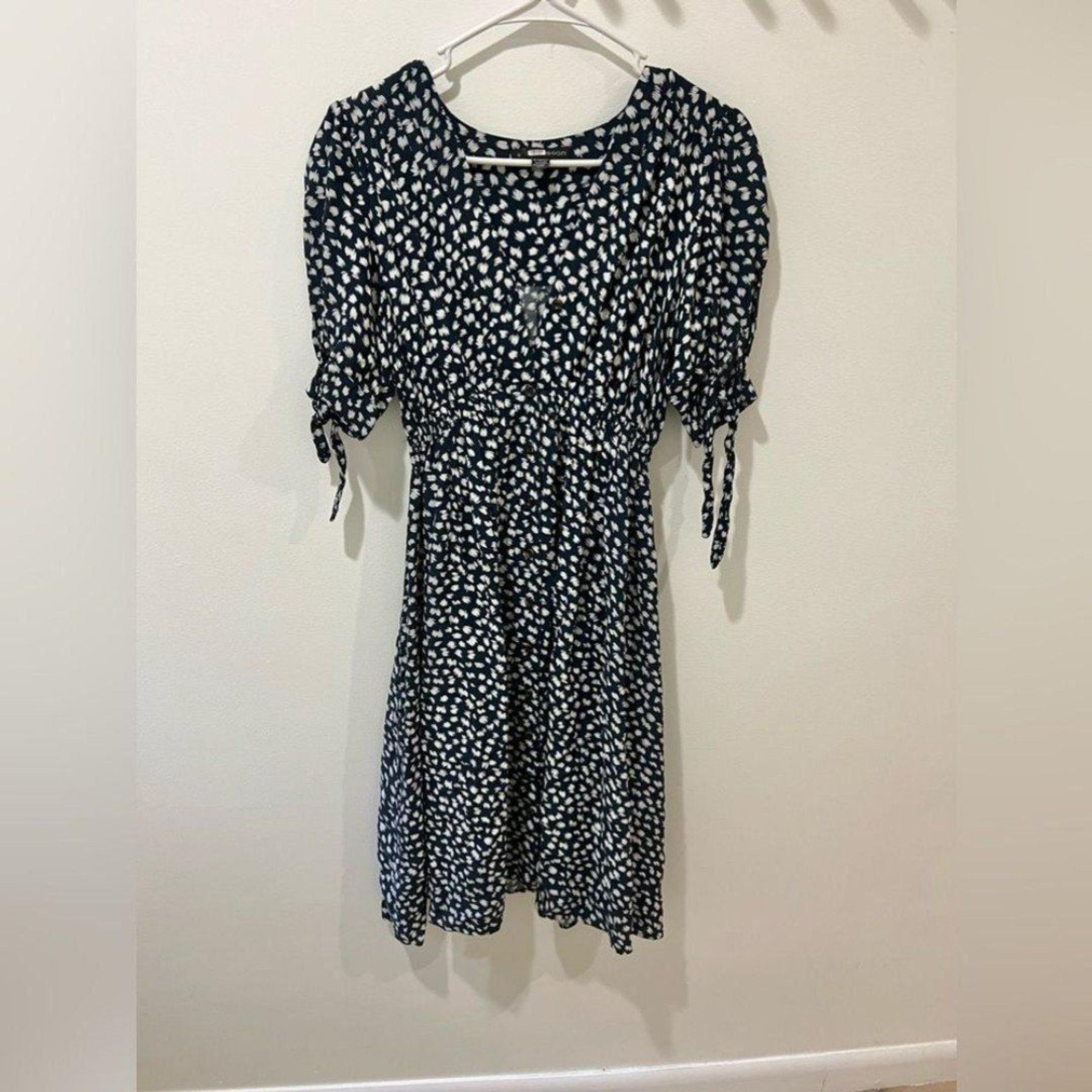 Soon Maternity Women Zippi Spring Romantic Feminine Floral Flare Dress SMALL