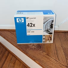 HP 42X High Yield Black Original LaserJet Toner Cartridge, Q5942X Free Shipping