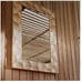 Ikea BASTUA Mirror, solid birch, Glass 16 1/2x23 1/4 BRAND NEW