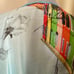 Johnny Was Top Silk Shirt Oversized OSFM Angelica Charlie Poncho Cover Up Art R1