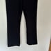Tory Burch Ponte Flare Cropped Length Pant with Gold Tone Raised Logo Buttons