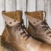 Mens Leather Hi -Top Boots