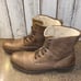Mens Leather Hi -Top Boots