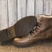 Mens Leather Hi -Top Boots